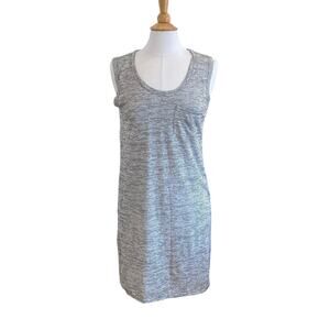 J. Crew Sleeveless Gray T-Shirt Dress / Beach Cover-Up, Size Small